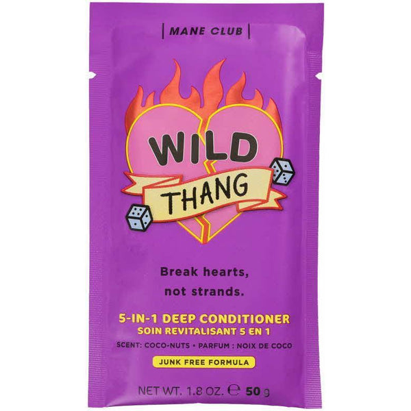 Mane Club Wild Thang 5-in-1 Deep Conditioner Strengthening Hair Mask 1.8 OZ