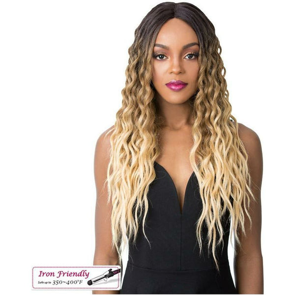 It's A Wig! Soft & Silky Synthetic Swiss Lace Front Wig – Sunflower
