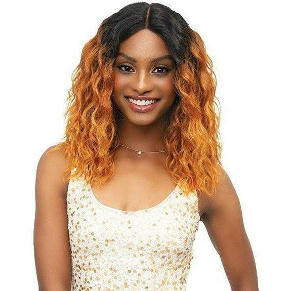 Janet Collection Lace Based Extended Part Synthetic Swiss Lace Front Wig – Campbell