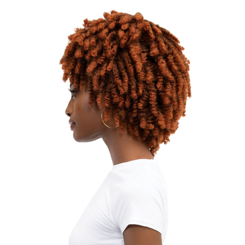 Janet Collection Natural Curly Premium Synthetic Wig - Natural Afro Kane