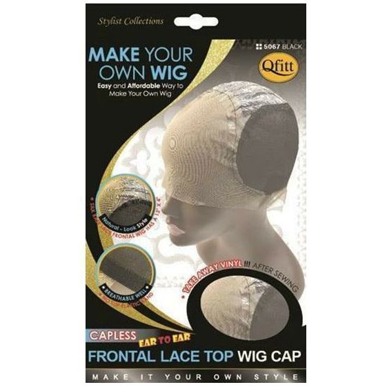 M&M Headgear Qfitt Capless Frontal Lace Top Wig Cap