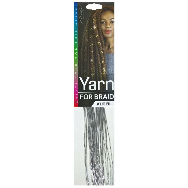 Magic Collection String for Braid, Metallic Silver