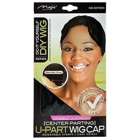 Magic Invisible Lace Front Center Parting U-Part Wig Cap #DIY004