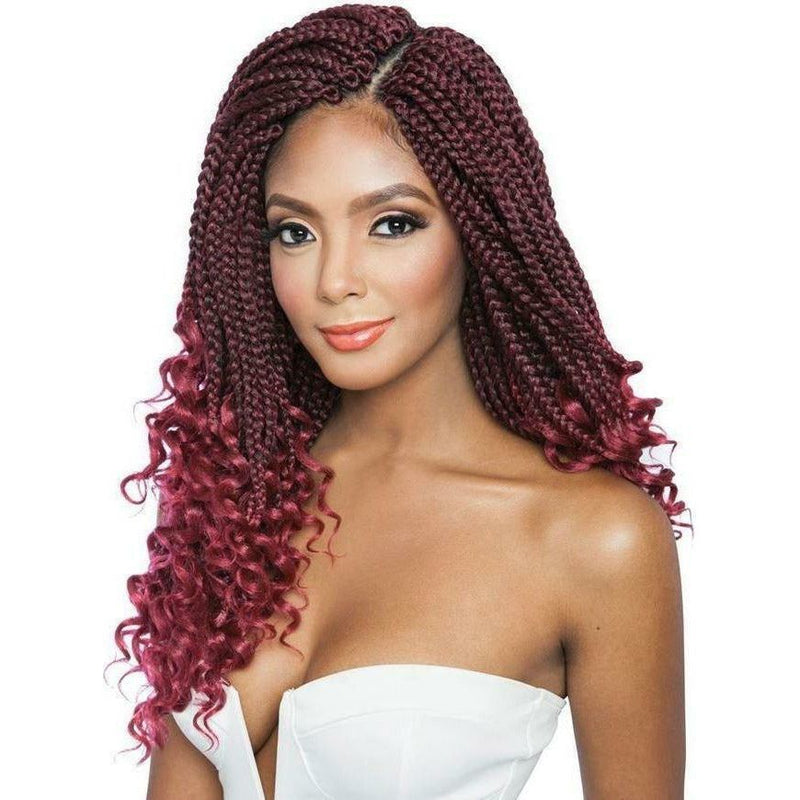 Mane Concept Afri-Naptural Synthetic Braids – 3X Curly Ends Box Braid 14"