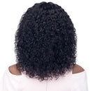 Bobbi Boss 100% Unprocessed Human Hair Bundle Lace Front Wig - MHLF503 Jheri Curl 16 | Black Hairspray