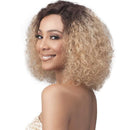 Bobbi Boss 100% Human Hair 4"x 4" Swiss Lace Front Wig -  MHLF700 Tinashe | Black Hairspray