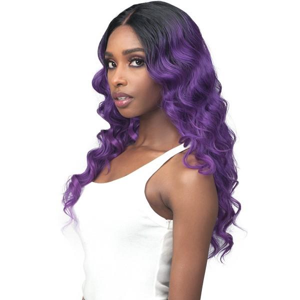 Bobbi Boss Synthetic Wonder Sleek Lace Front Wig - MLF-402 Roz | Black Hairspray