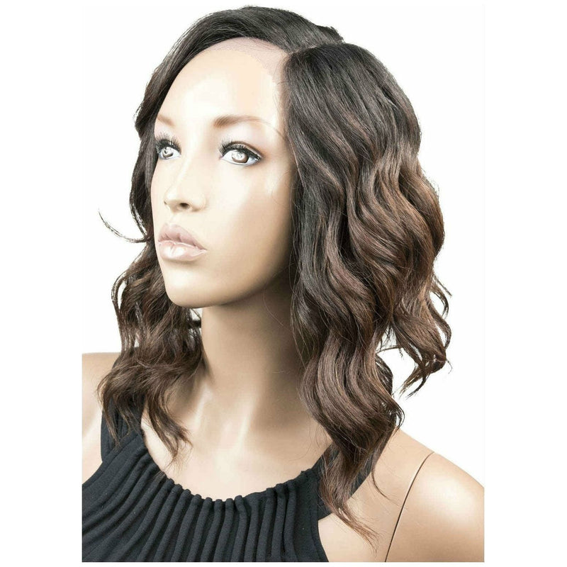 Model Model Synthetic Deep Invisible L-Part Lace Front Wig – Bubble Meadow