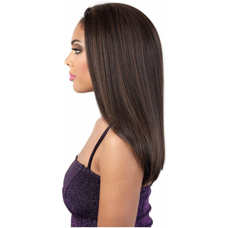 Motown Tress Synthetic Quick-N-Easy Half Wig – QE.Erika