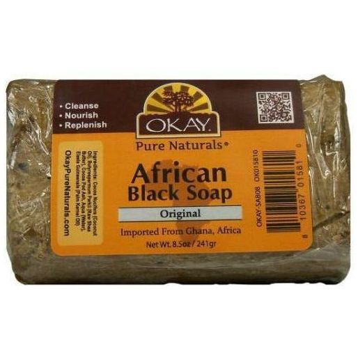OKAY African Black Soap Original 8.5 oz