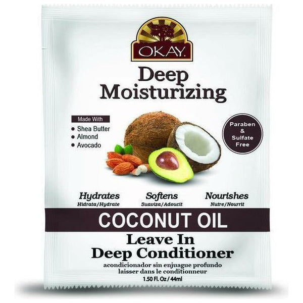 OKAY Deep Moisturizing Coconut Leave In Deep Conditioner 1.5 OZ