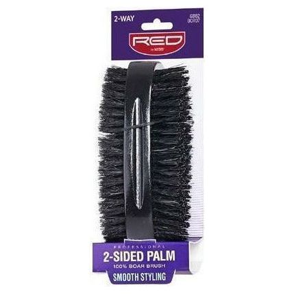 Red by Kiss 2-Sided Palm 100% Boar Brush #BOR07
