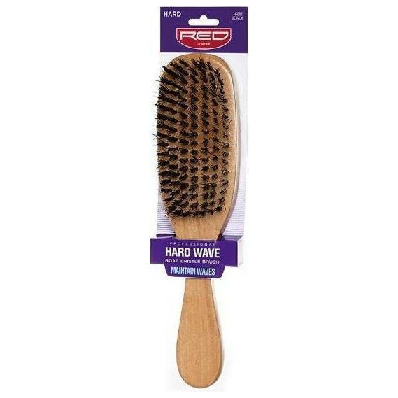Red by Kiss Hard Wave Boar Bristle Brush #BOR06