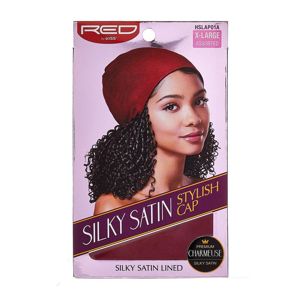 Red by Kiss Professional X-Large Silky Satin Stylish Cap Assorted - HSLAP01A