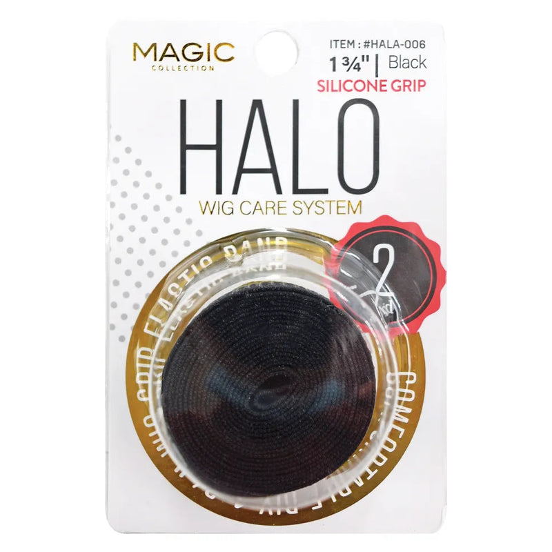 Magic Collection Halo DIY Wig Grip Elastic Band 1 3/4" - Black