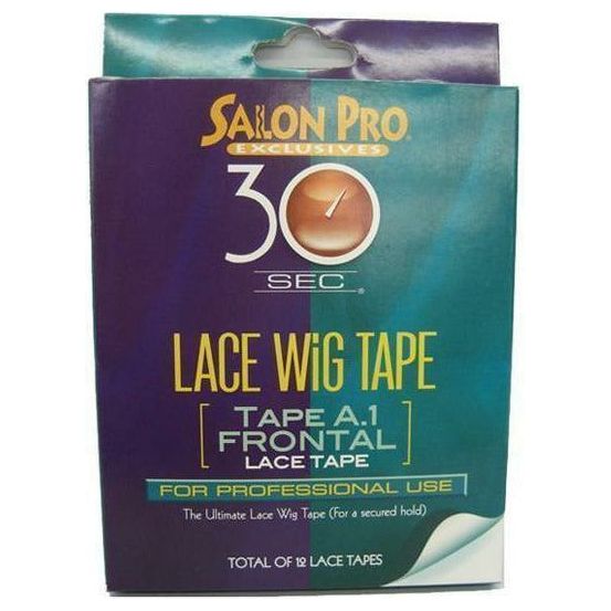Salon Pro 30 Sec Lace Wig Tape A.1 Frontal 12pc