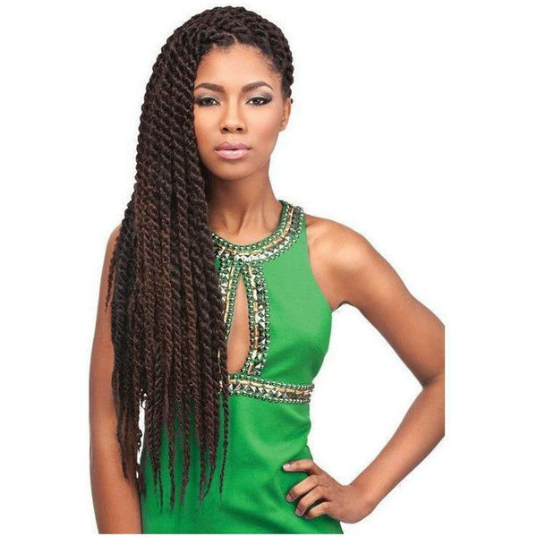 Sensationnel African Collection Synthetic Braids – 3X Pre-Stretched Jamaican Twist 36"