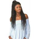 Sensationnel Cloud 9 Synthetic Hand-Tied Parting Braided Swiss Lace Wig – Box Braid Large