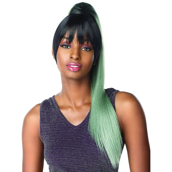 Sensationnel Instant Pony Synthetic Bang & Ponytail – Cami 24"