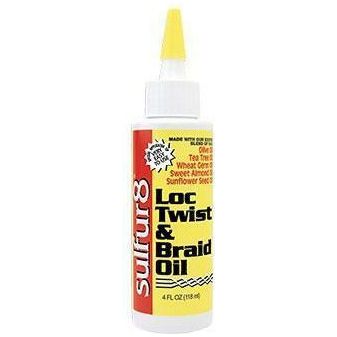 Sulfur8 Loc, Twist & Braid Oil 4 OZ