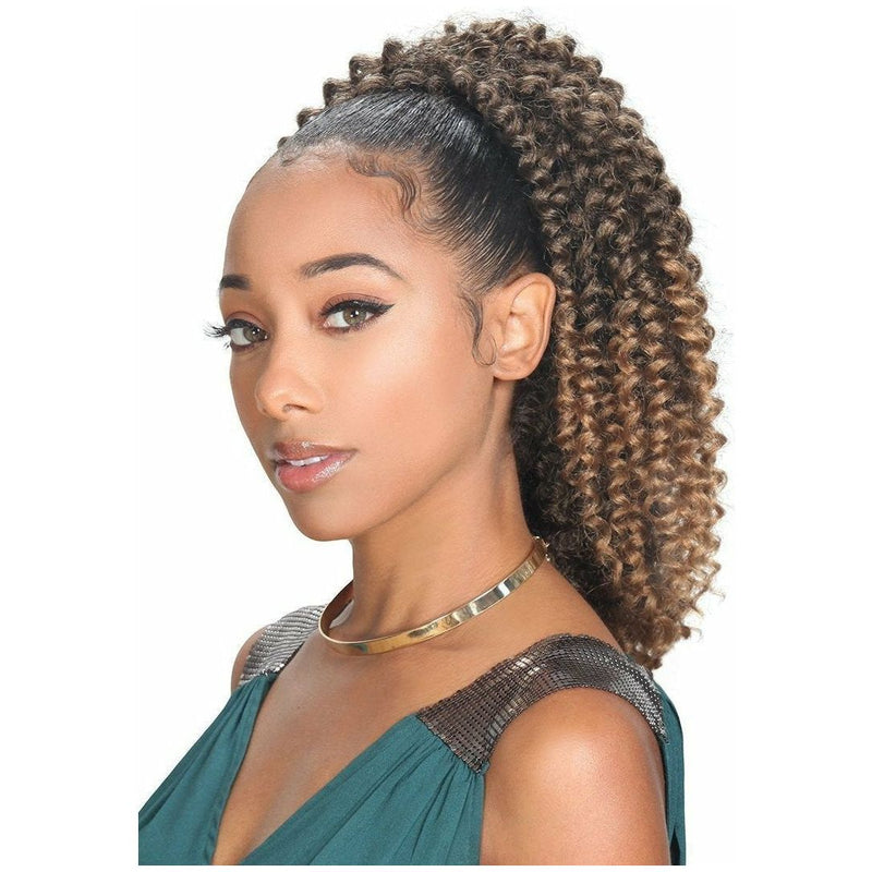 Zury Miss V Synthetic Drawstring Ponytail – Water Wave